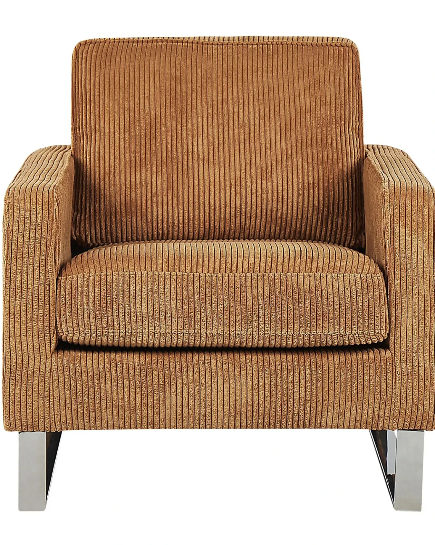 Poltrona VIND Velluto a coste Marrone chiaro