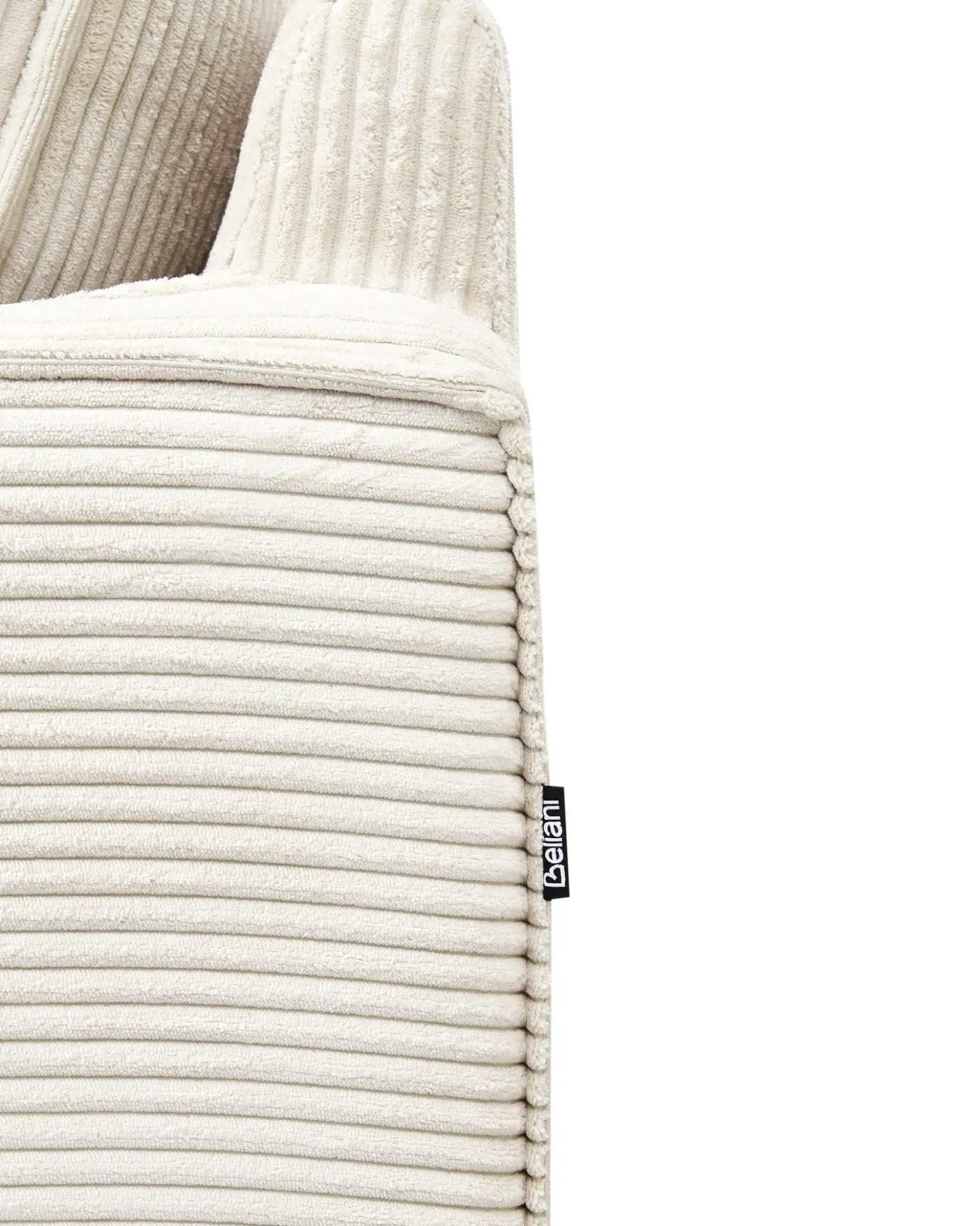 Poltrona VIND Velluto a coste Beige chiaro