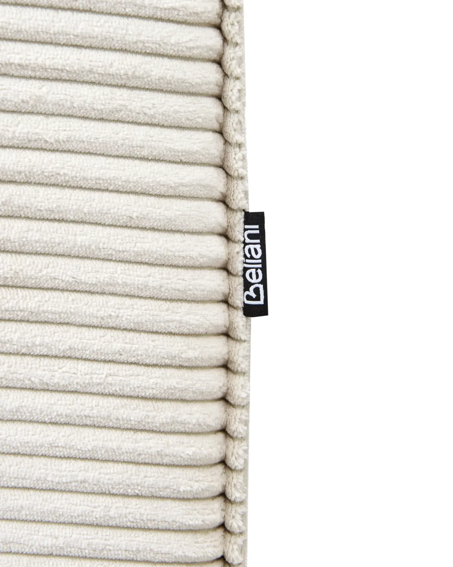 Poltrona VIND Velluto a coste Beige chiaro