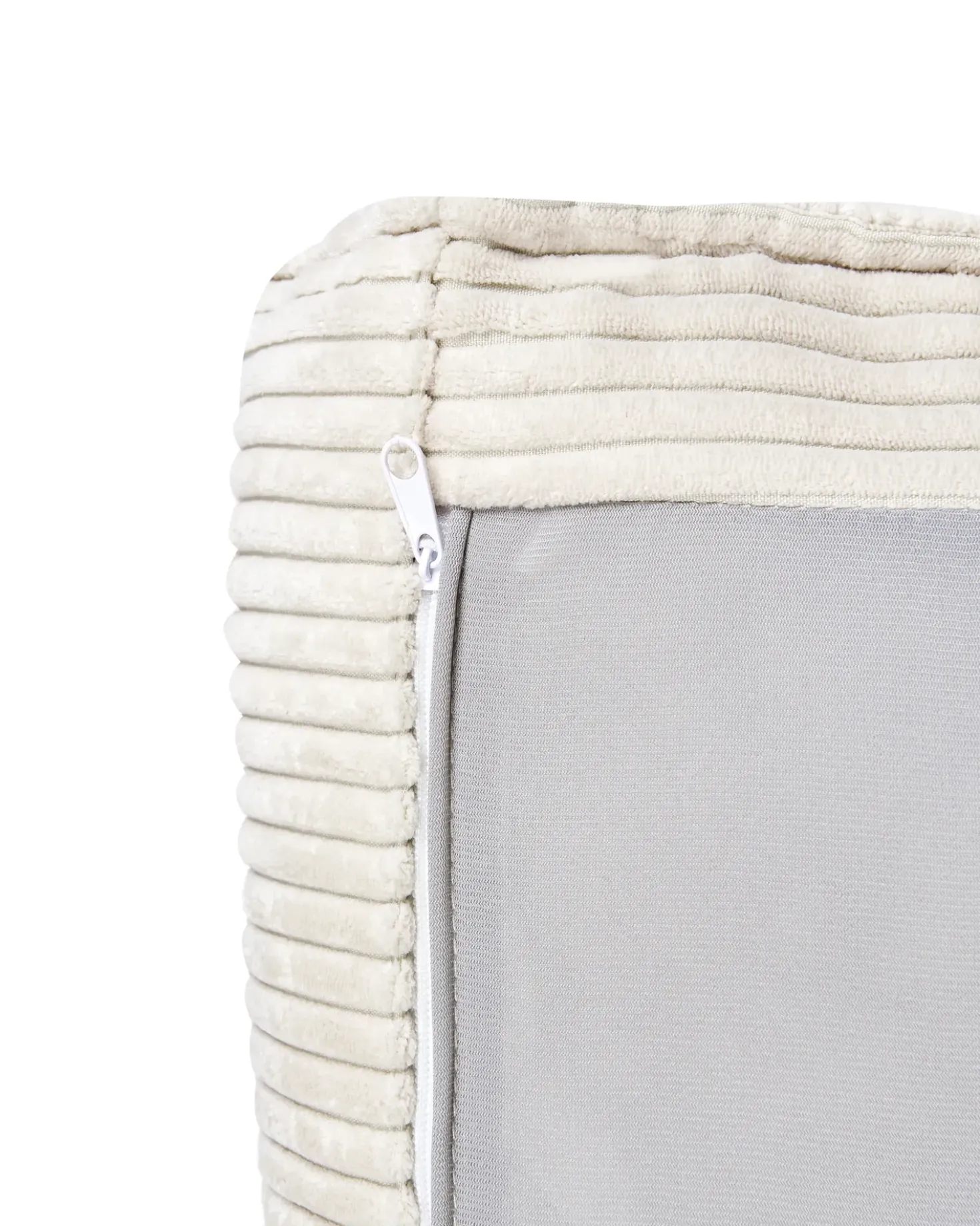 Poltrona VIND Velluto a coste Beige chiaro