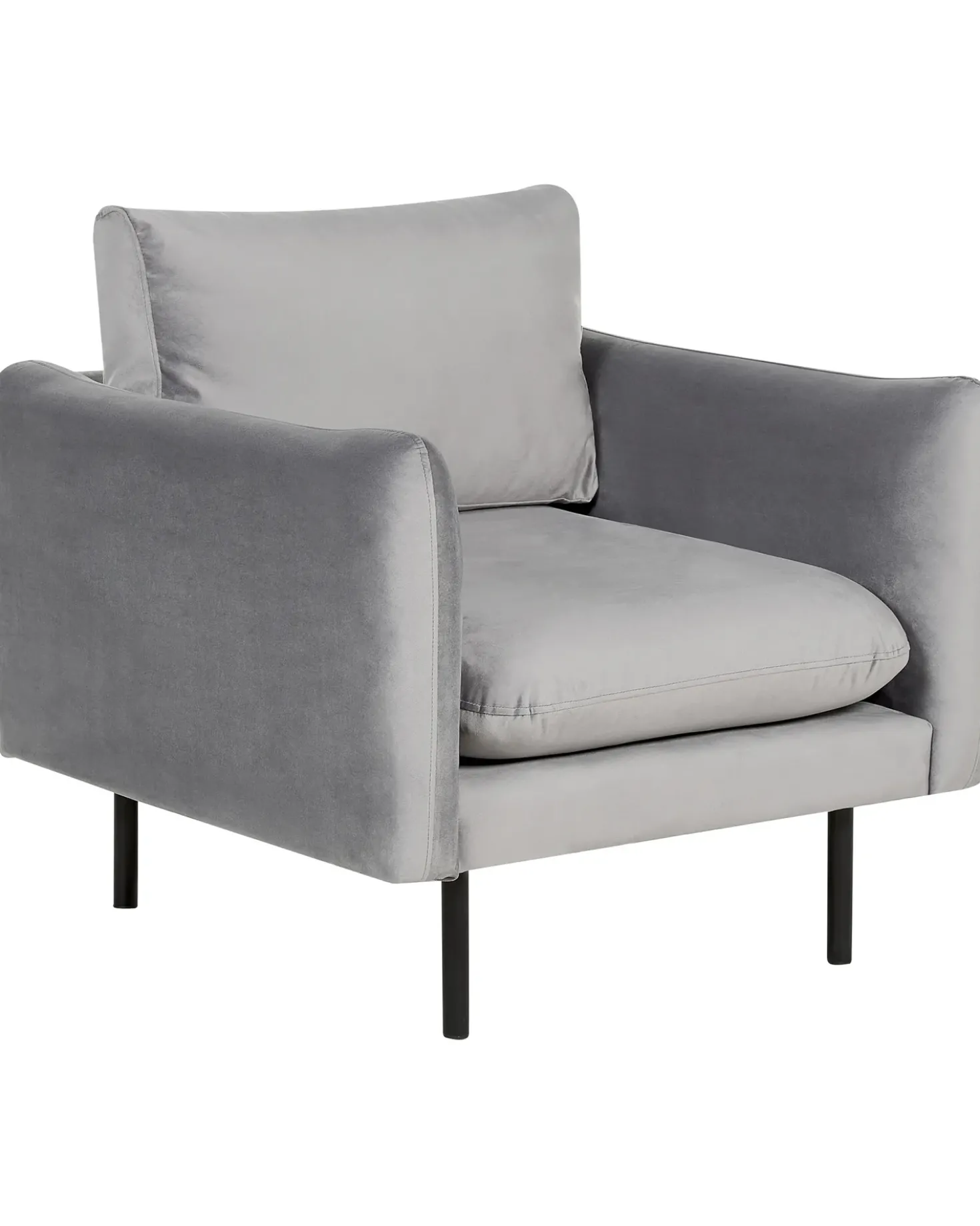 Poltrona VINTERBRO Velluto Grigio
