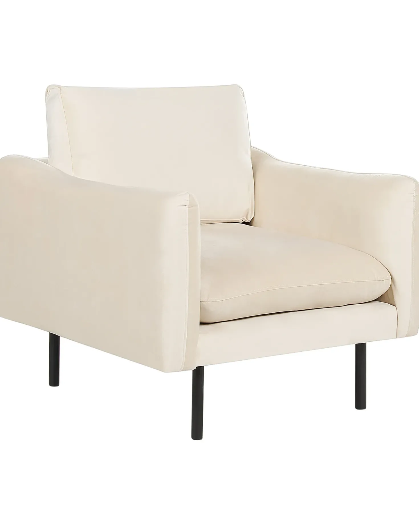 Poltrona VINTERBRO Velluto Beige chiaro