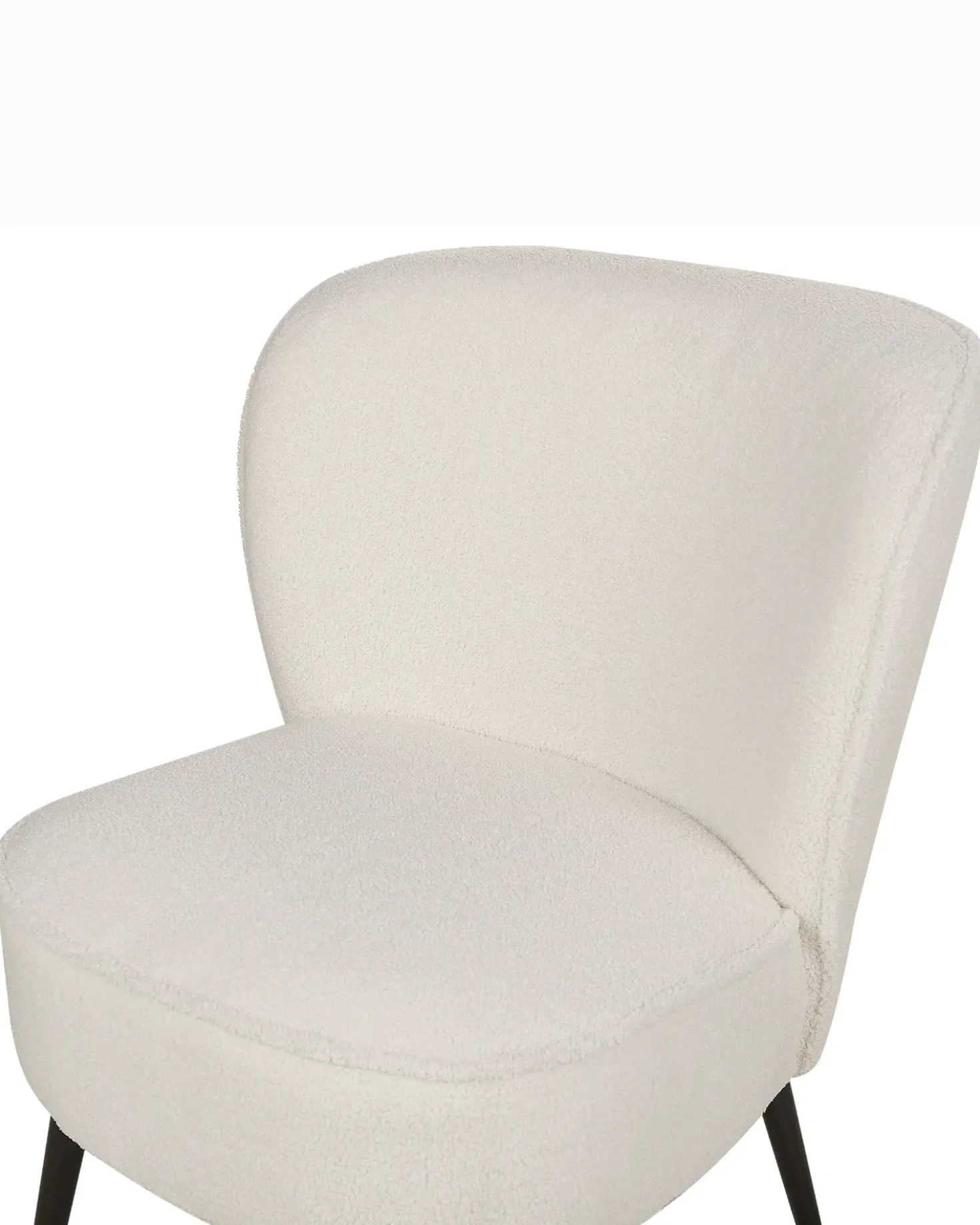 Poltrona VOSS Bouclé Bianco
