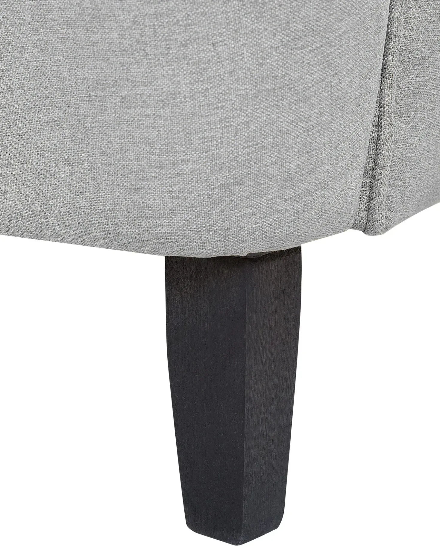 Poltrona Wingback ABSON Tessuto Grigio