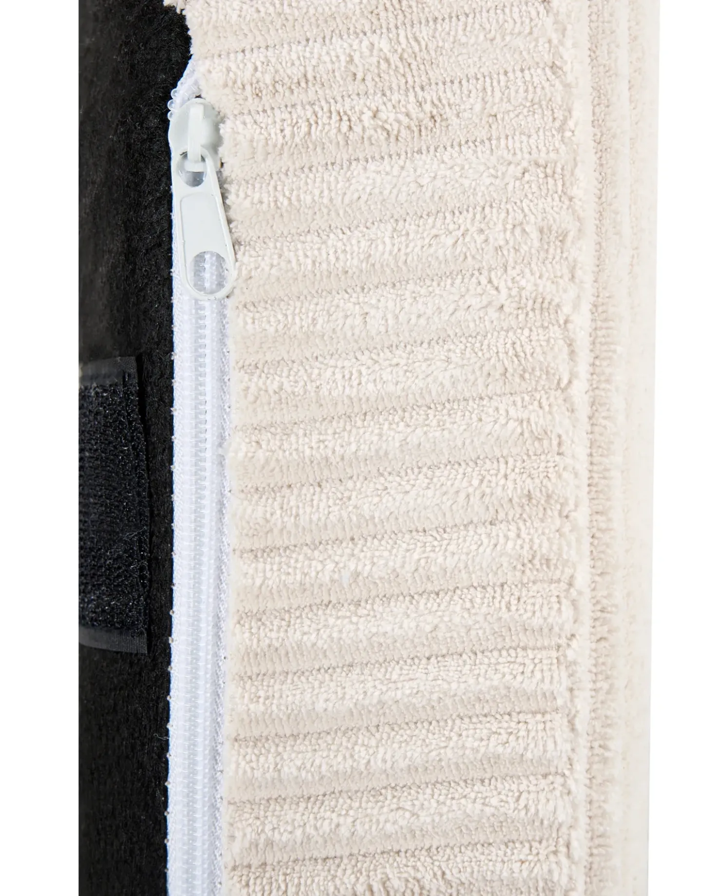 Poltrona Wingback ABSON Velluto a coste Beige chiaro