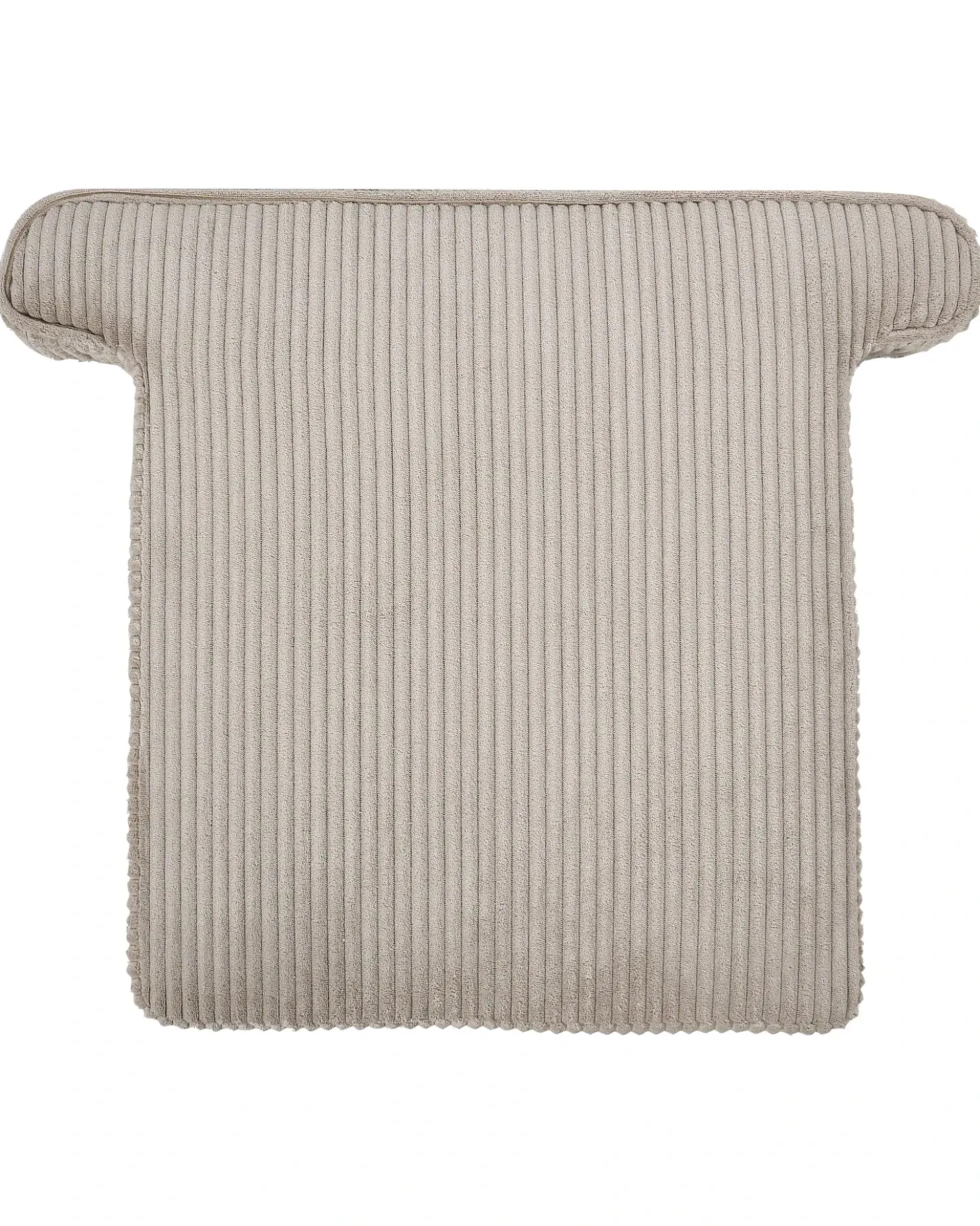 Poltrona Wingback ABSON Velluto a coste Beige