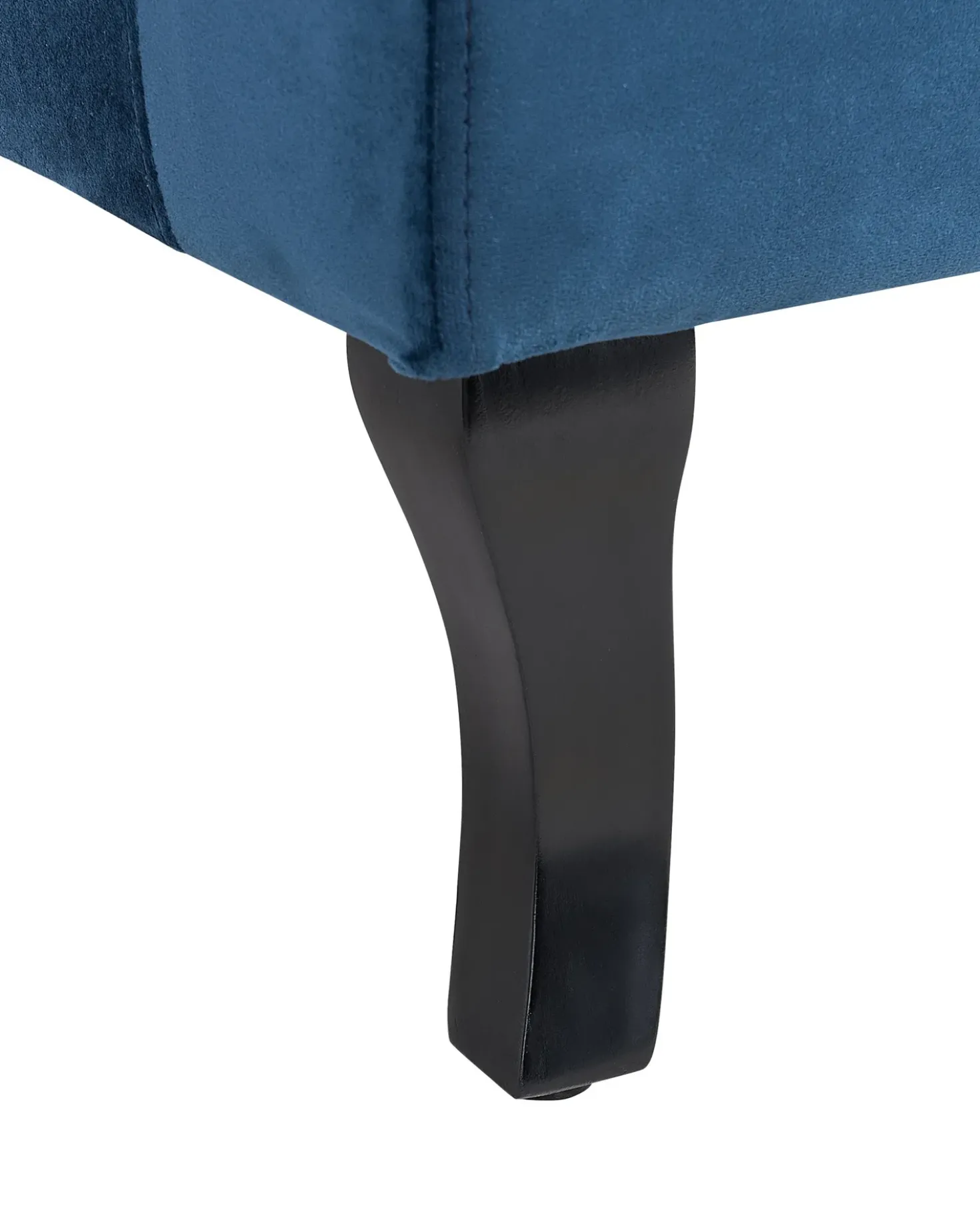 Poltrona Wingback ALTA Velluto Blu scuro