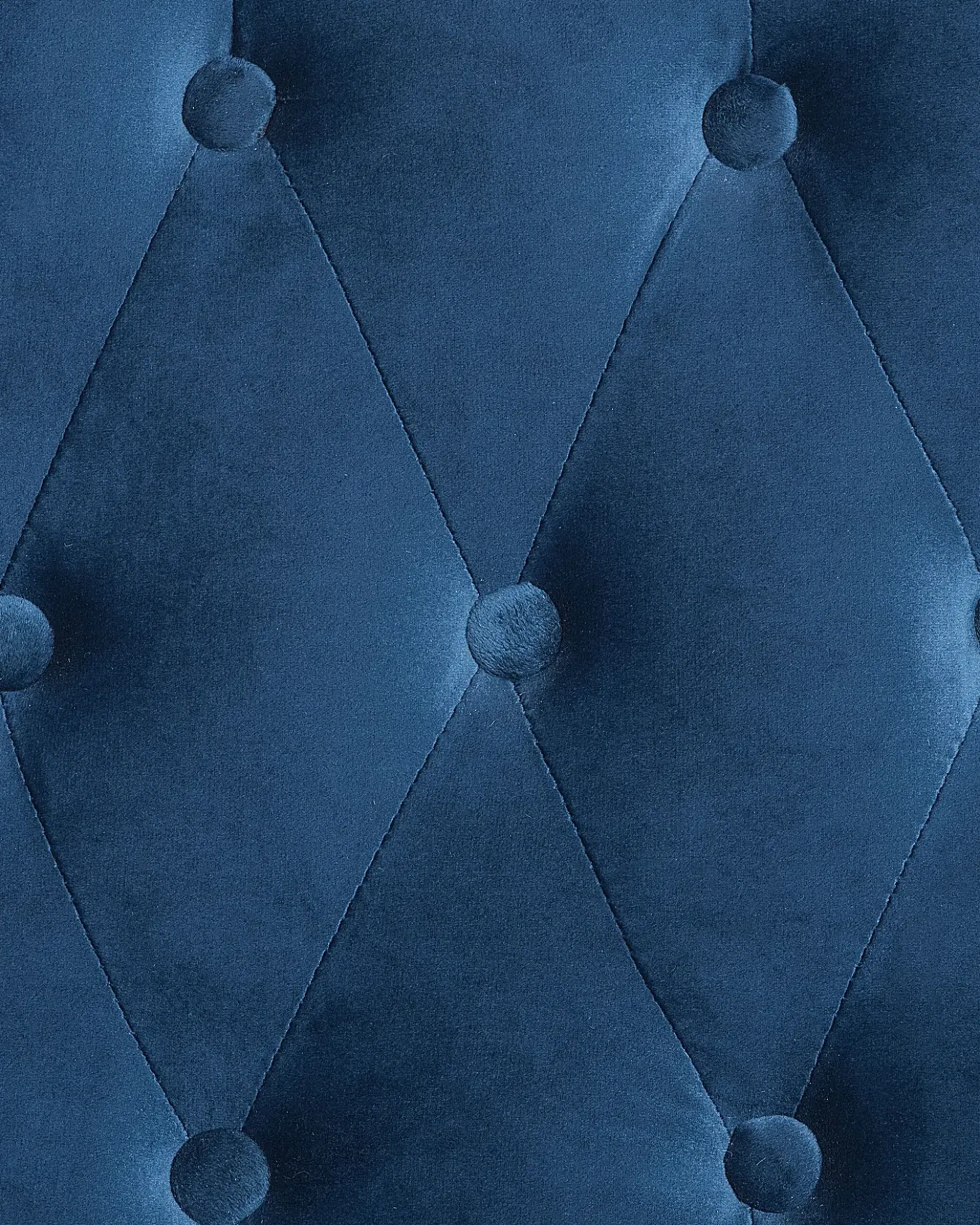 Poltrona Wingback ALTA Velluto Blu scuro