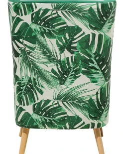 Poltrona Wingback ONEIDA Velluto Verde scuro