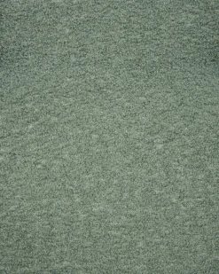 Poltrona Wingback VEJLE con poggiapiedi Bouclé Verde chiaro