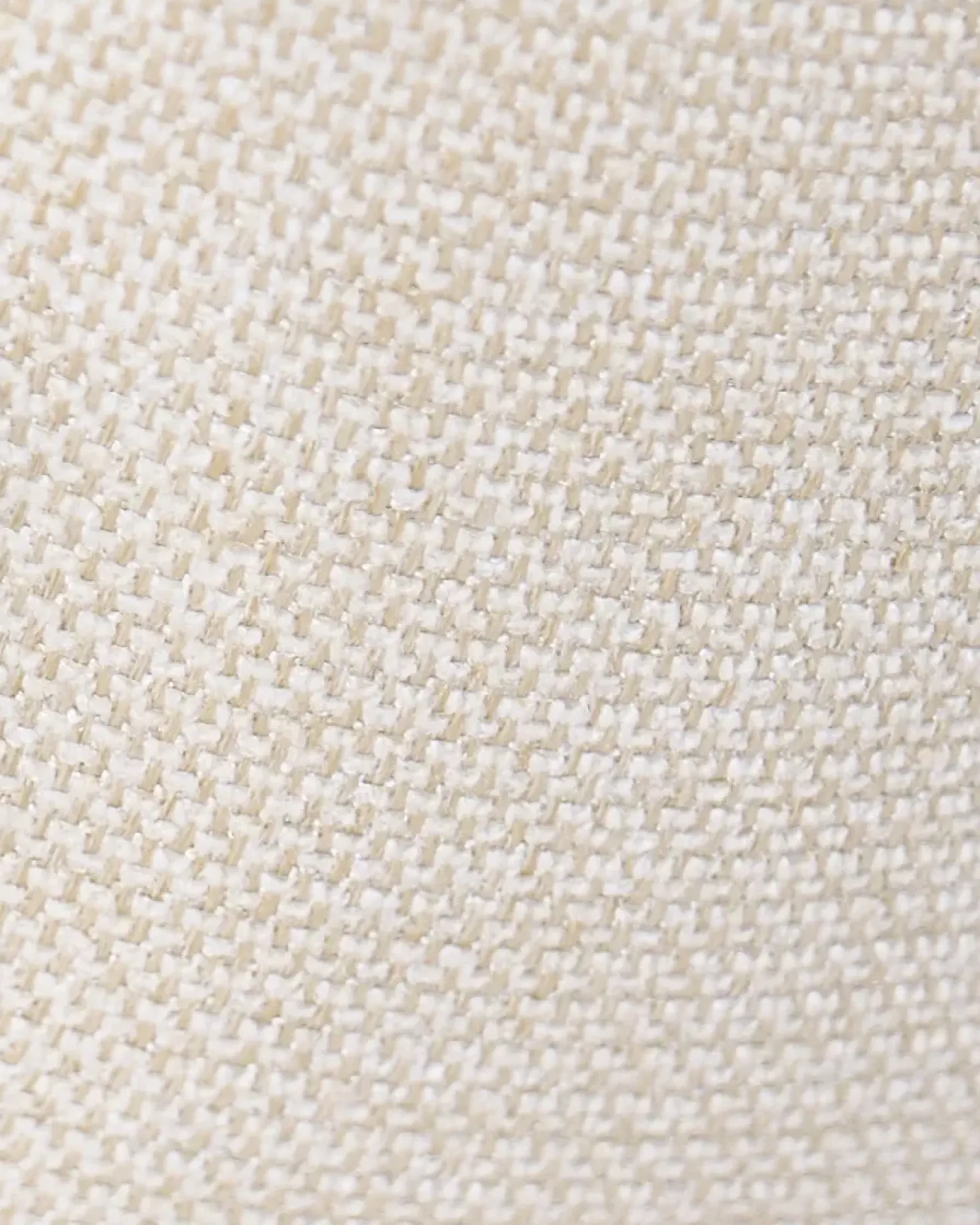Poltrona Wingback VEJLE con poggiapiedi Tessuto Beige chiaro