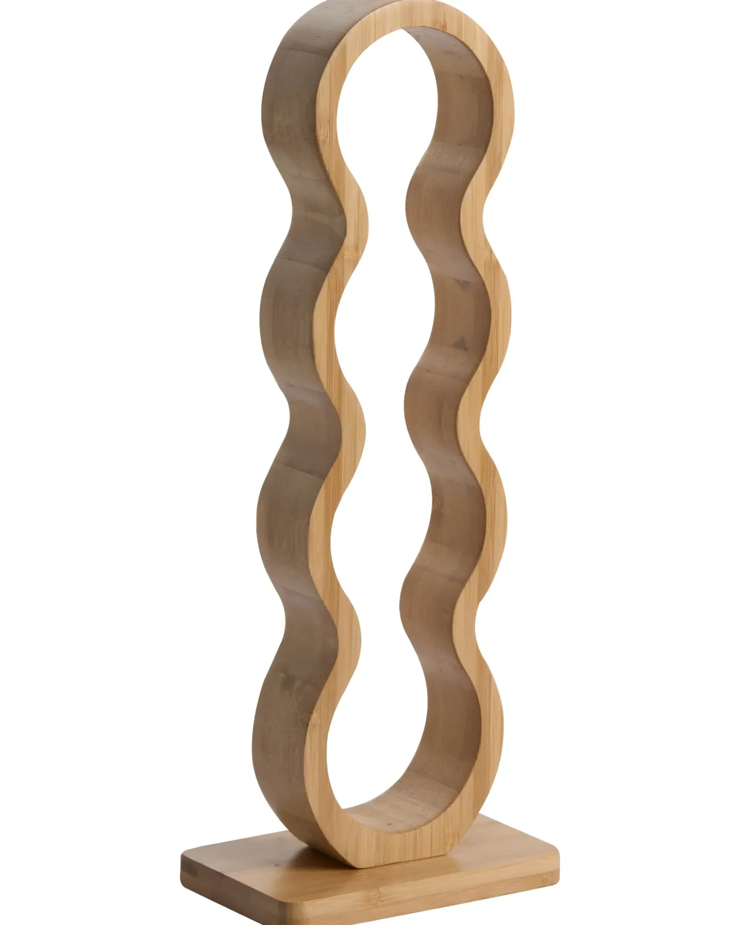 Porta bottiglie da vino CERISE Bambù Marrone chiaro