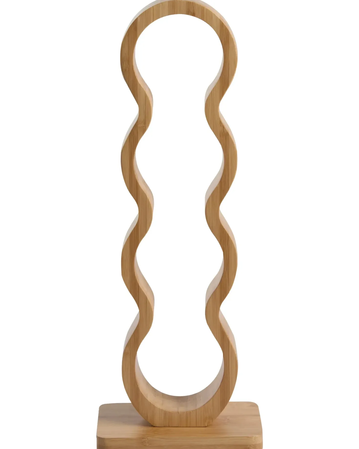 Porta bottiglie da vino CERISE Bambù Marrone chiaro