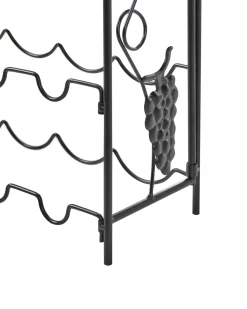 Porta bottiglie da vino DONEGAL Metallo Nero