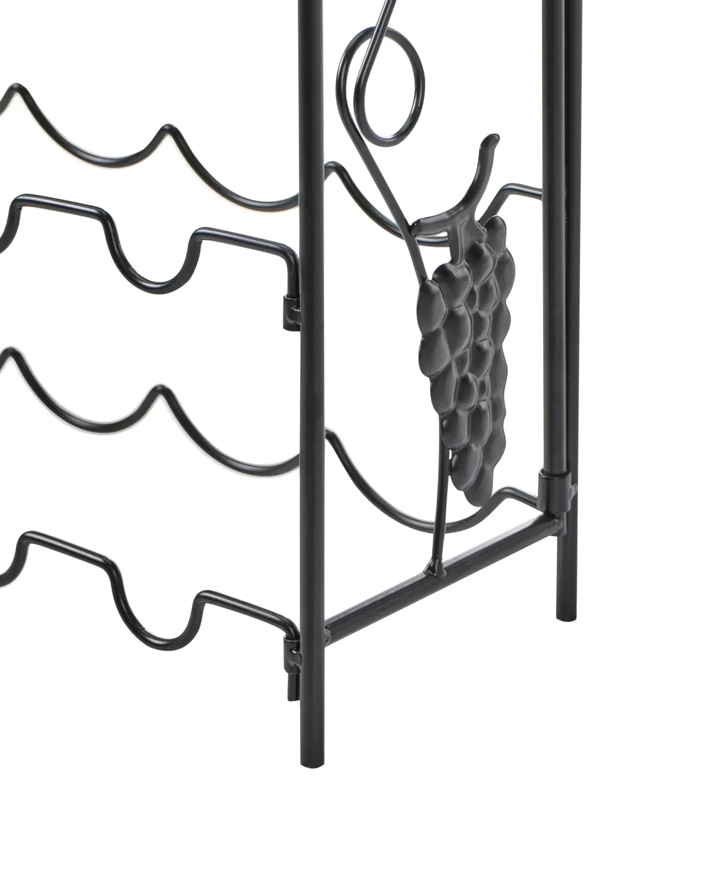 Porta bottiglie da vino DONEGAL Metallo Nero