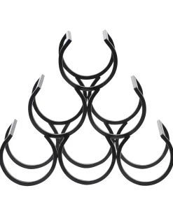 Porta bottiglie da vino LURGAN Metallo Nero