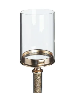 Portacandele ABBEVILLE Vetro 48 cm Oro