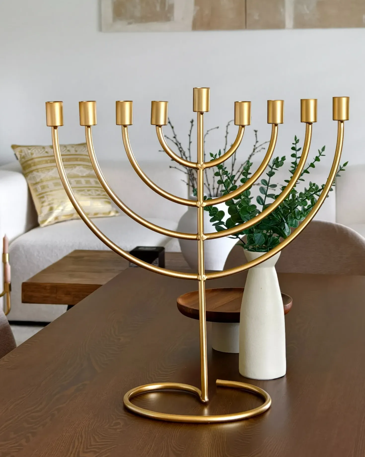 Portacandele AMORA Metallo 50 cm Oro