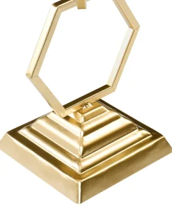 Portacandele ARDEE Metallo 44 cm Oro