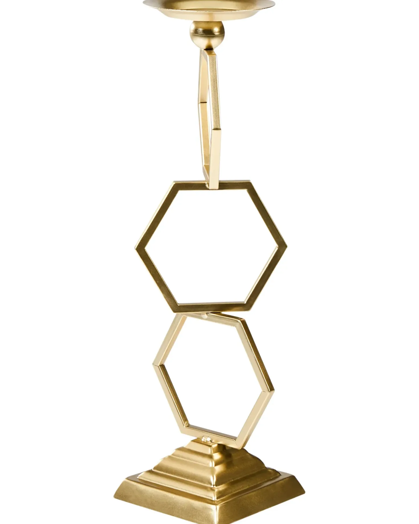 Portacandele ARDEE Metallo 44 cm Oro