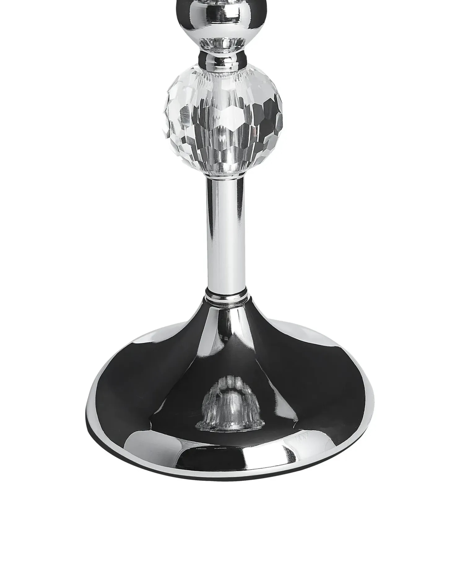Portacandele AVORD Vetro 33 cm Argento