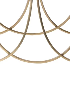 Portacandele BUARAN Metallo 38 cm Oro