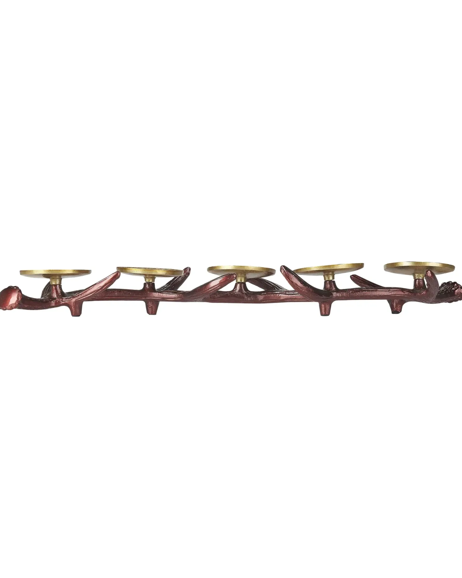 Portacandele CLEONAE Metallo 7 cm Marrone