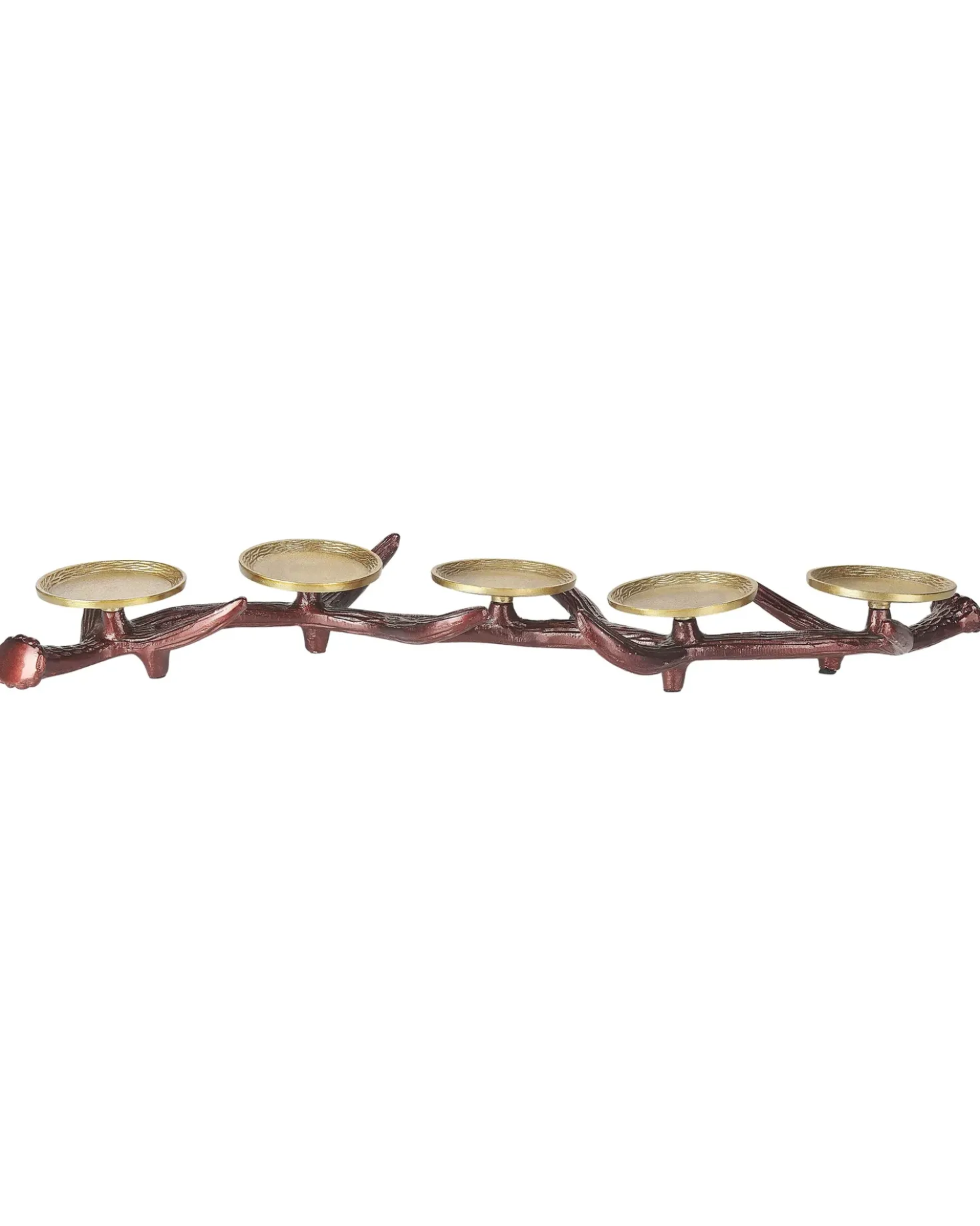 Portacandele CLEONAE Metallo 7 cm Marrone