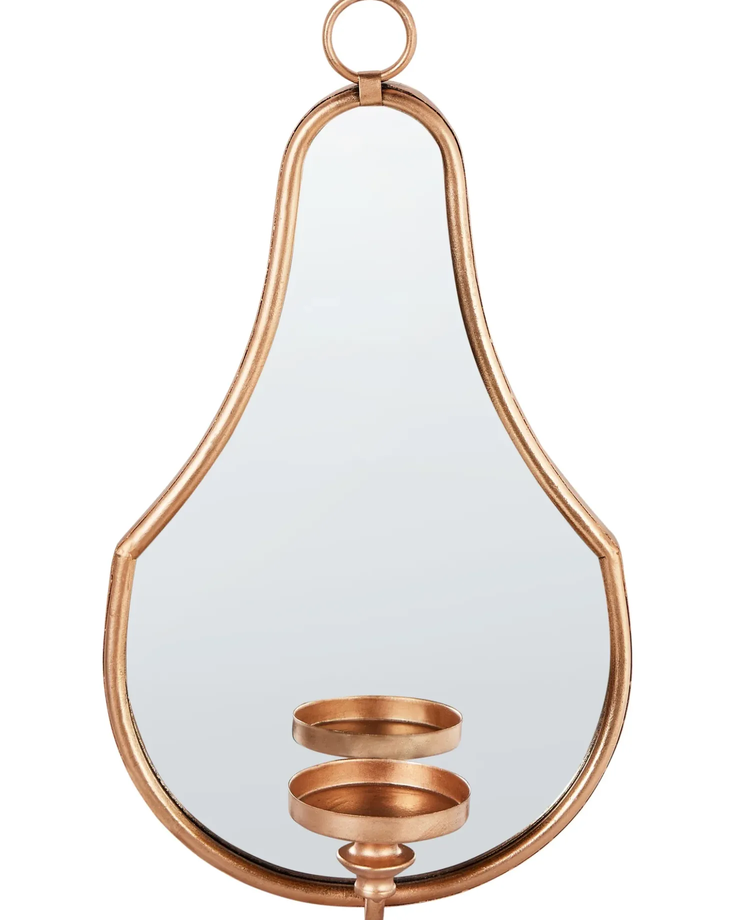 Portacandele da parete BAZARNES Metallo 45 cm Oro