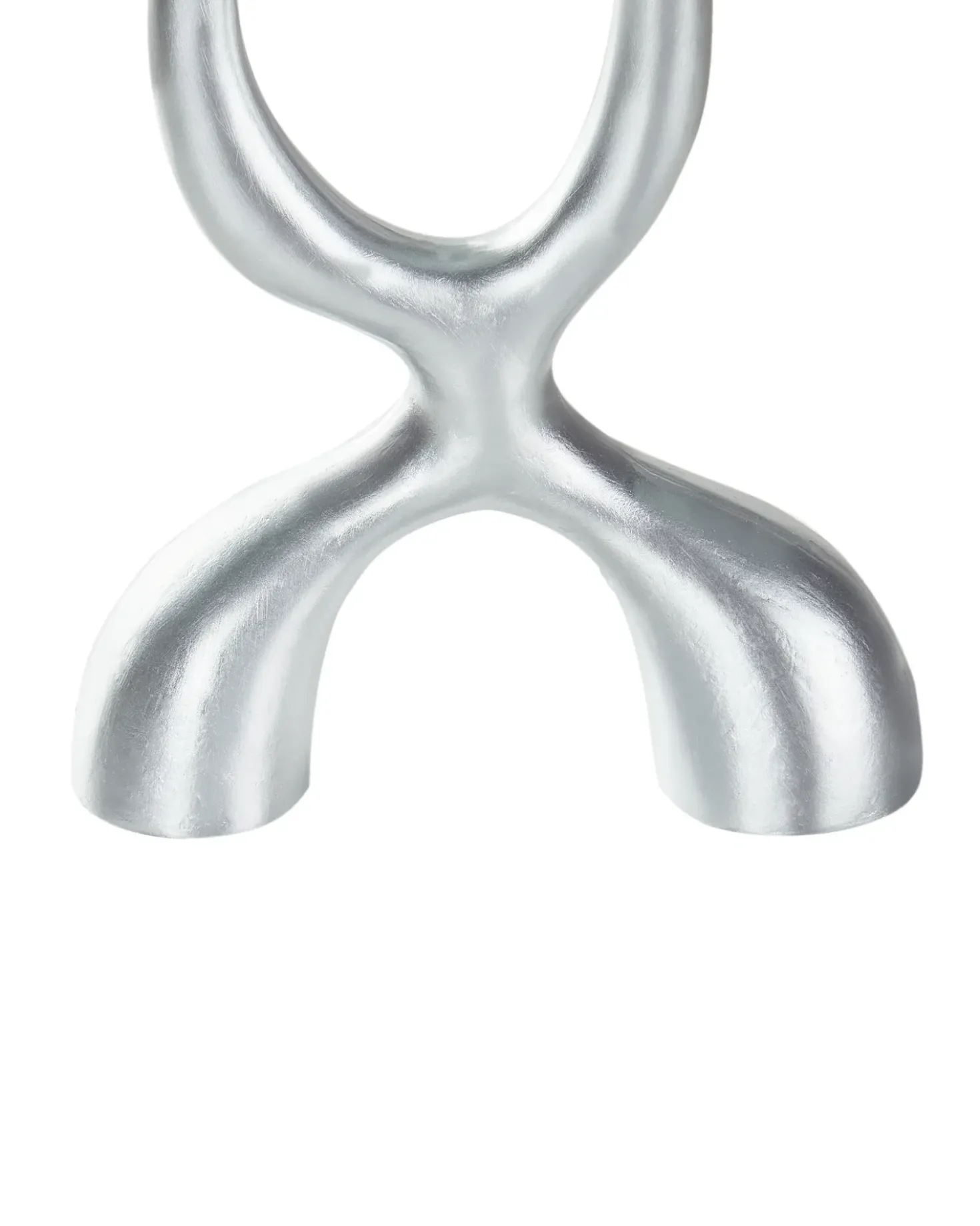 Portacandele FAMOES Metallo 41 cm Argento