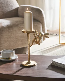 Portacandele KOSOR Metallo 25 cm Oro