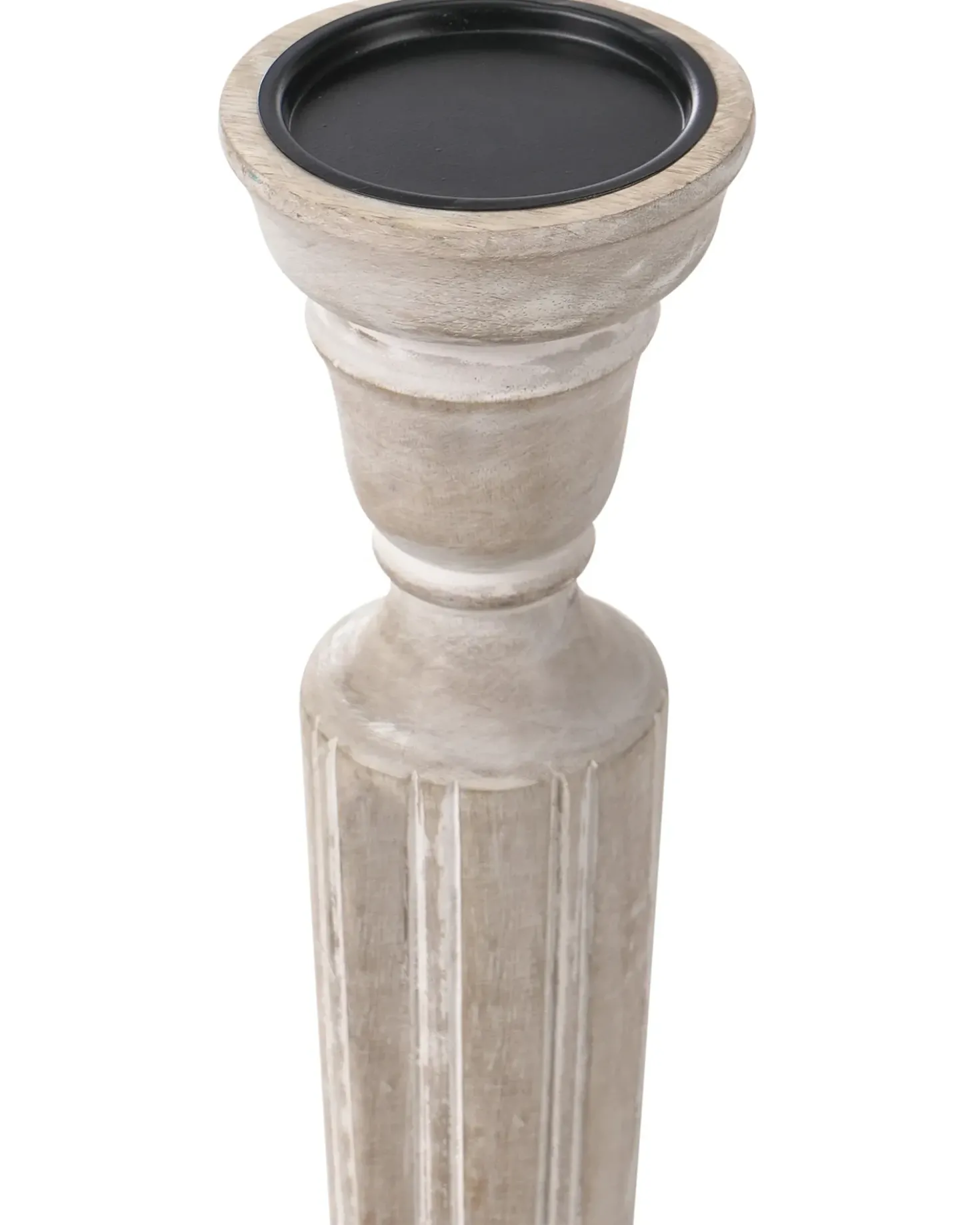 Portacandele MALLAWI Legno di mango 50 cm Marrone chiaro