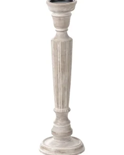 Portacandele MALLAWI Legno di mango 50 cm Marrone chiaro
