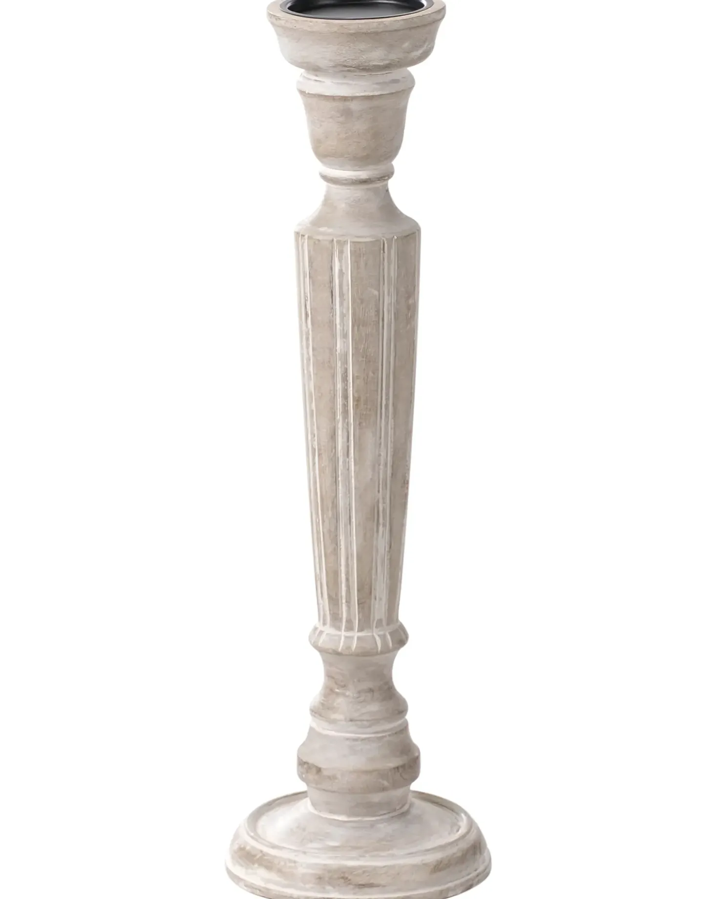 Portacandele MALLAWI Legno di mango 50 cm Marrone chiaro