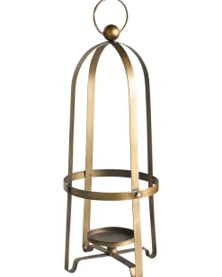 Portacandele MARAWI Metallo 48 cm Oro