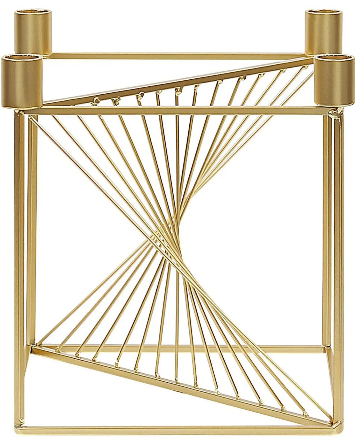 Portacandele MINDORO Metallo 23 cm Oro
