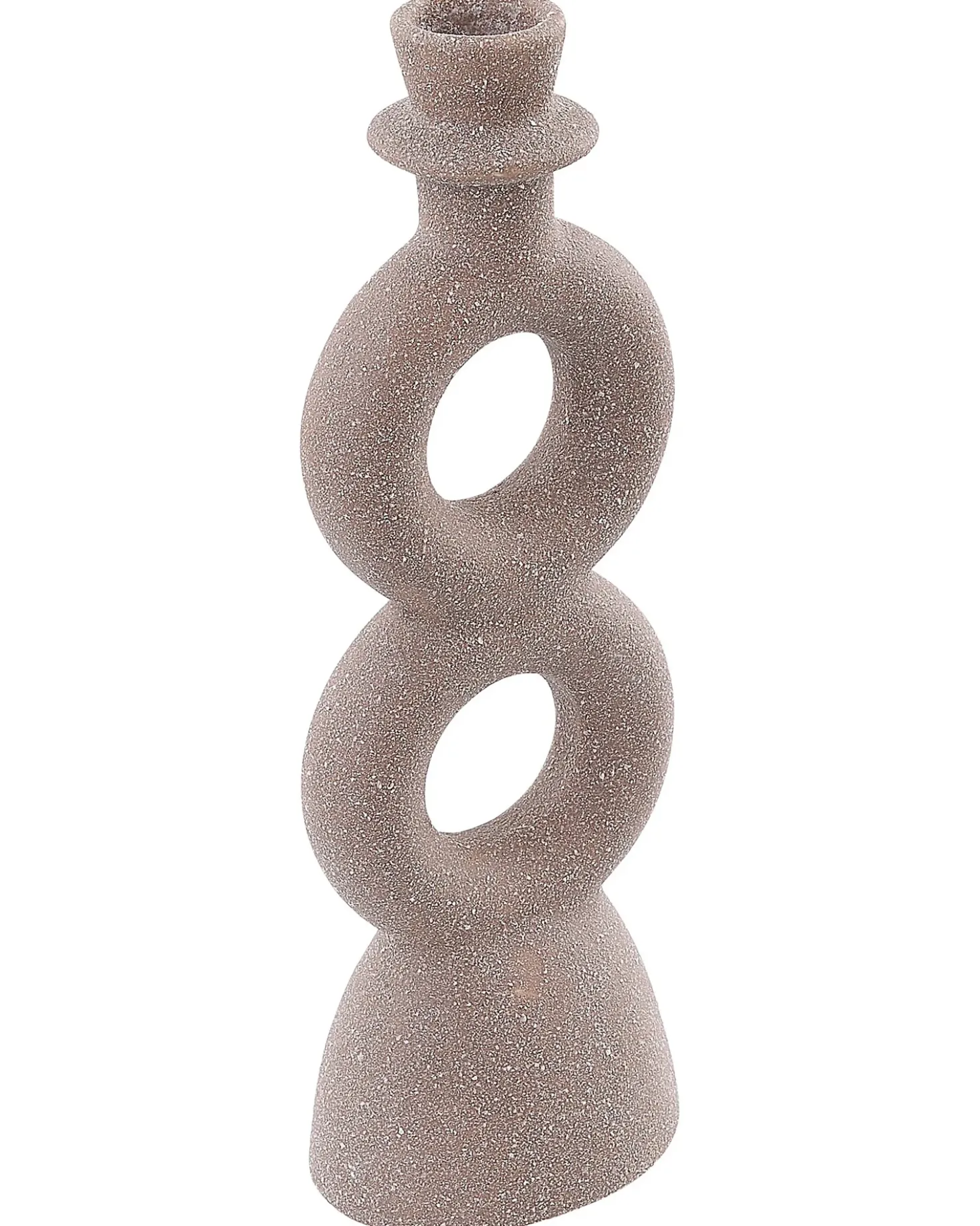 Portacandele NAOUSA Ceramica 23 cm Beige