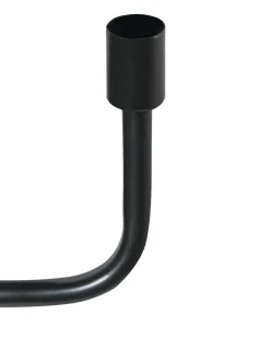 Portacandele PORRTELA Metallo 50 cm Nero