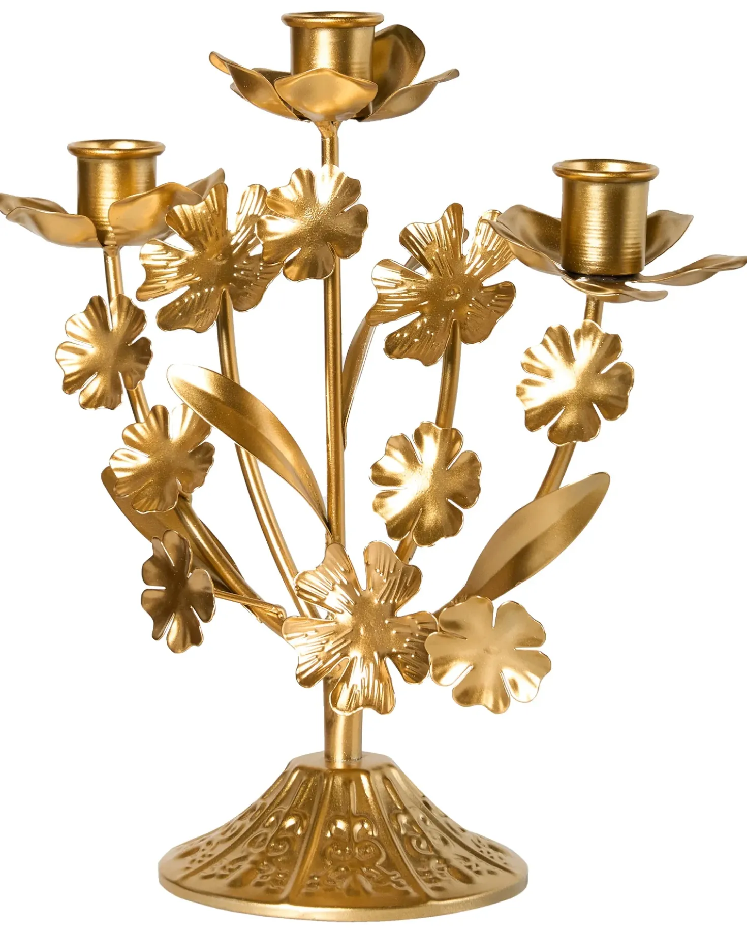 Portacandele RAMADA Metallo 25 cm Oro