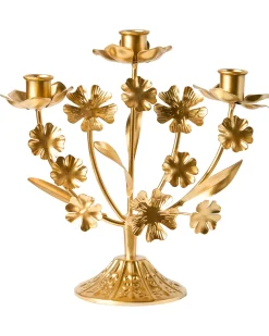 Portacandele RAMADA Metallo 25 cm Oro