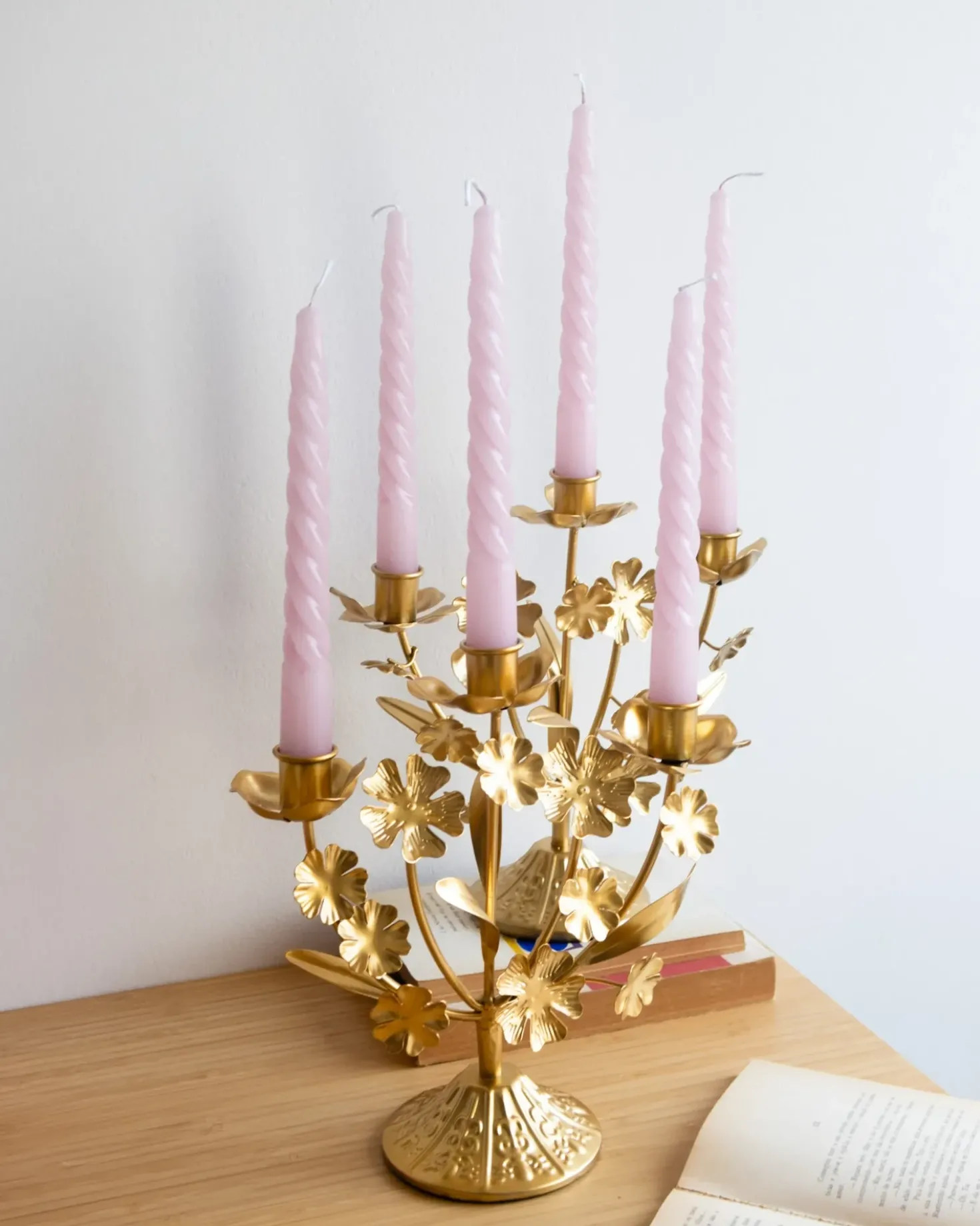 Portacandele RAMADA Metallo 25 cm Oro