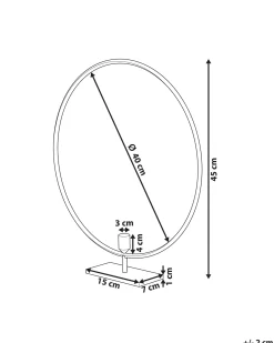 Portacandele SERAM Metallo 45 cm Oro