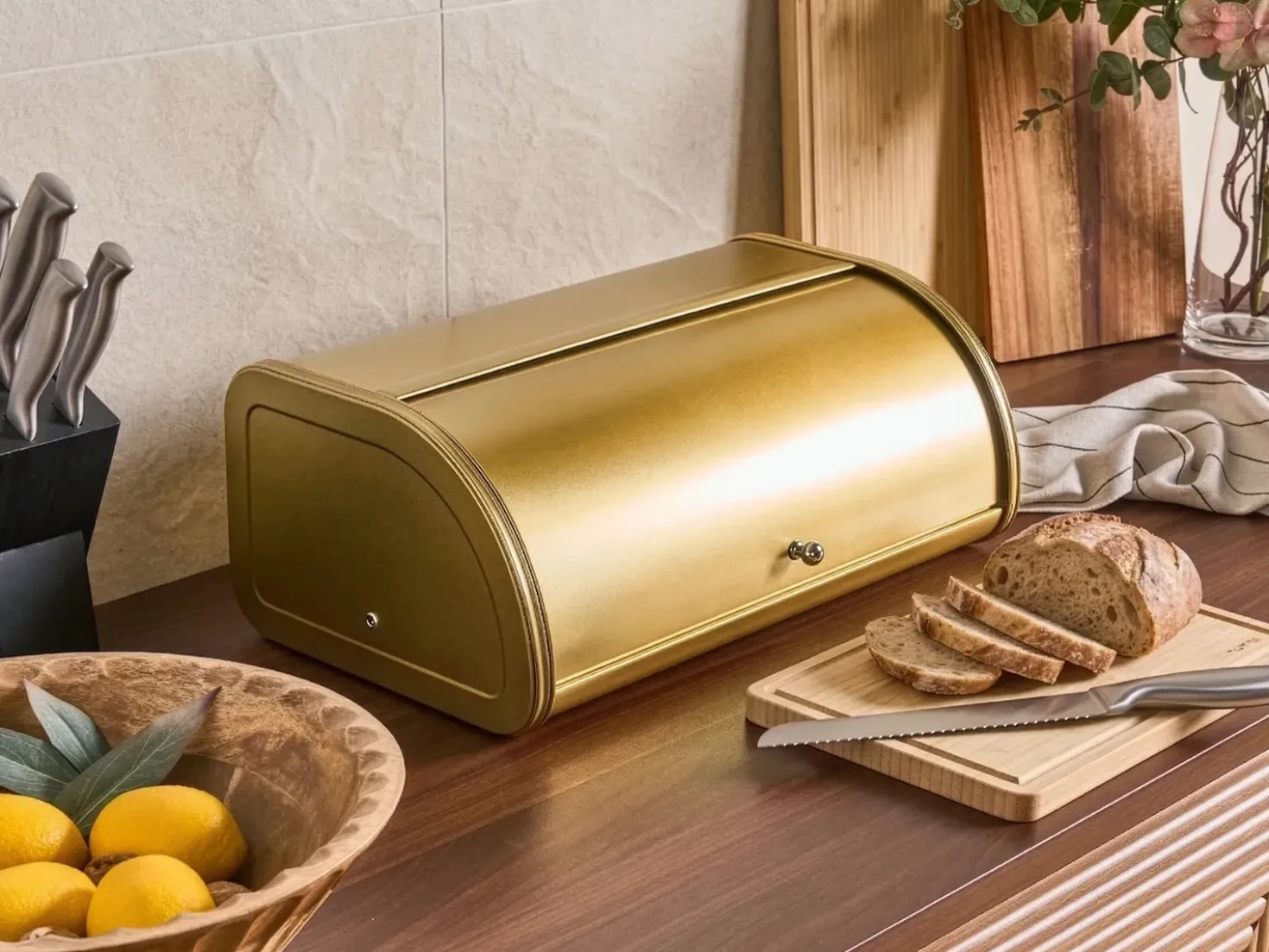 Portapane DELECTATION Acciaio inox Oro