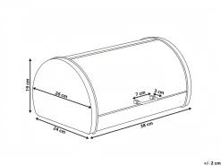 Portapane FRIANDISE Acciaio inox Argento