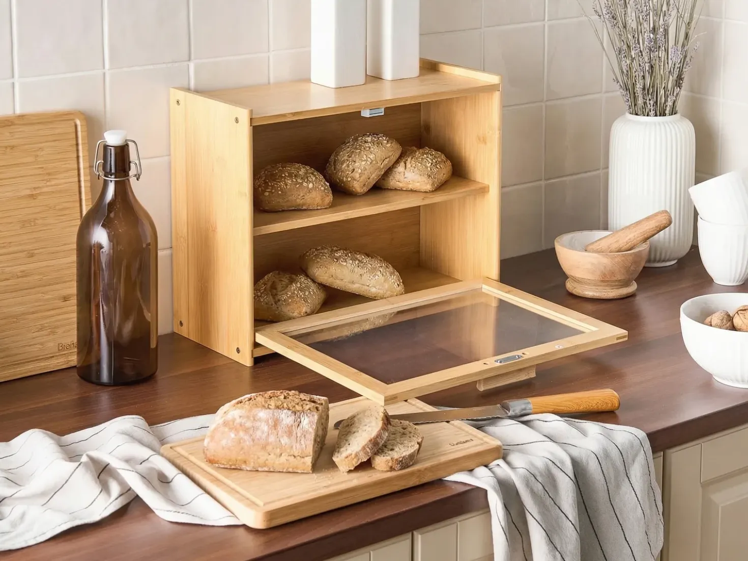 Portapane SEIGLE Bambù Marrone chiaro