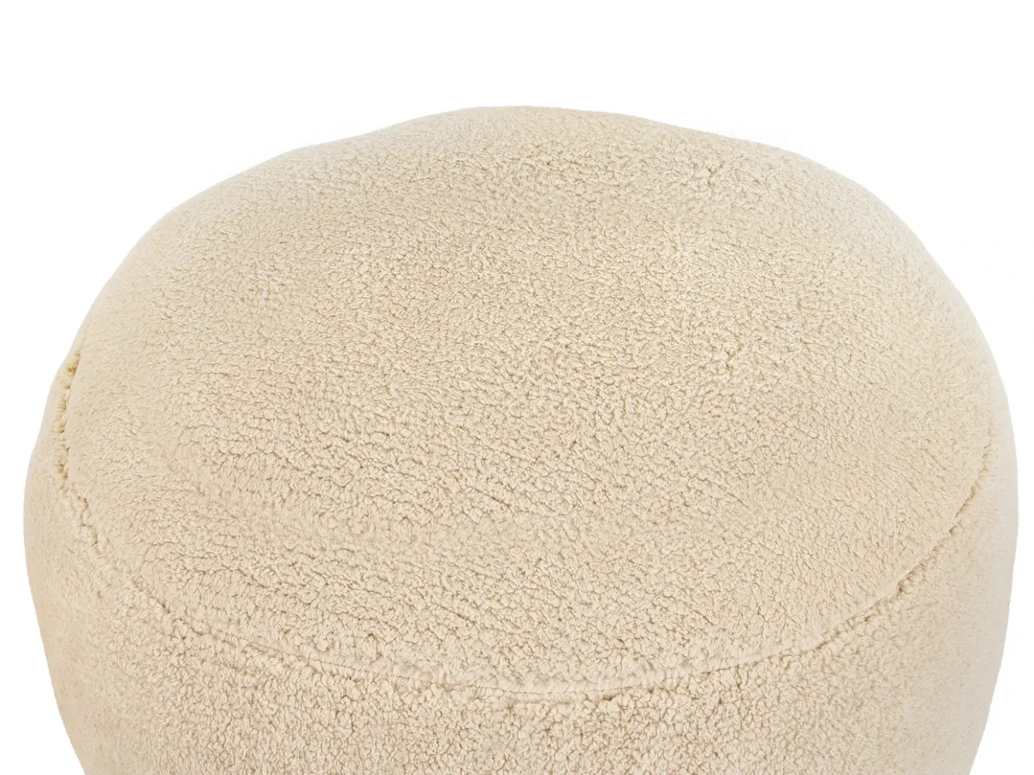 Pouf ADLANA Bouclé Beige
