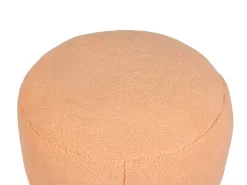 Pouf ADLANA Bouclé Rosa pesca
