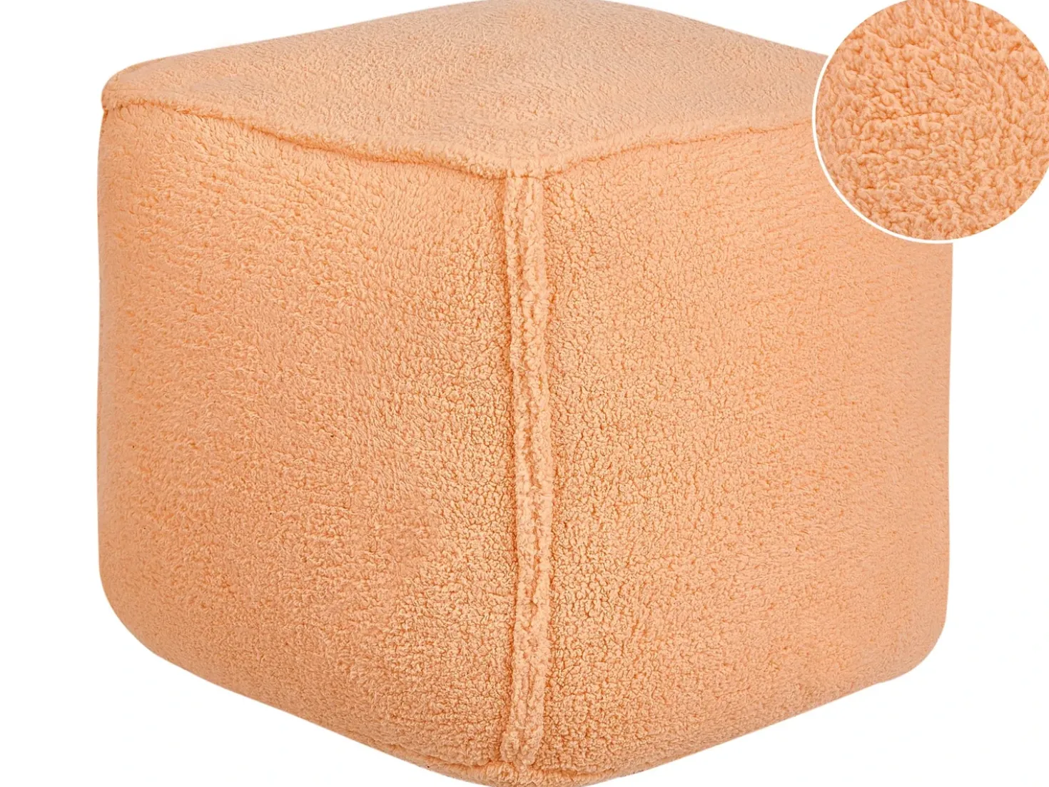 Pouf ALIPUR Bouclé Arancione