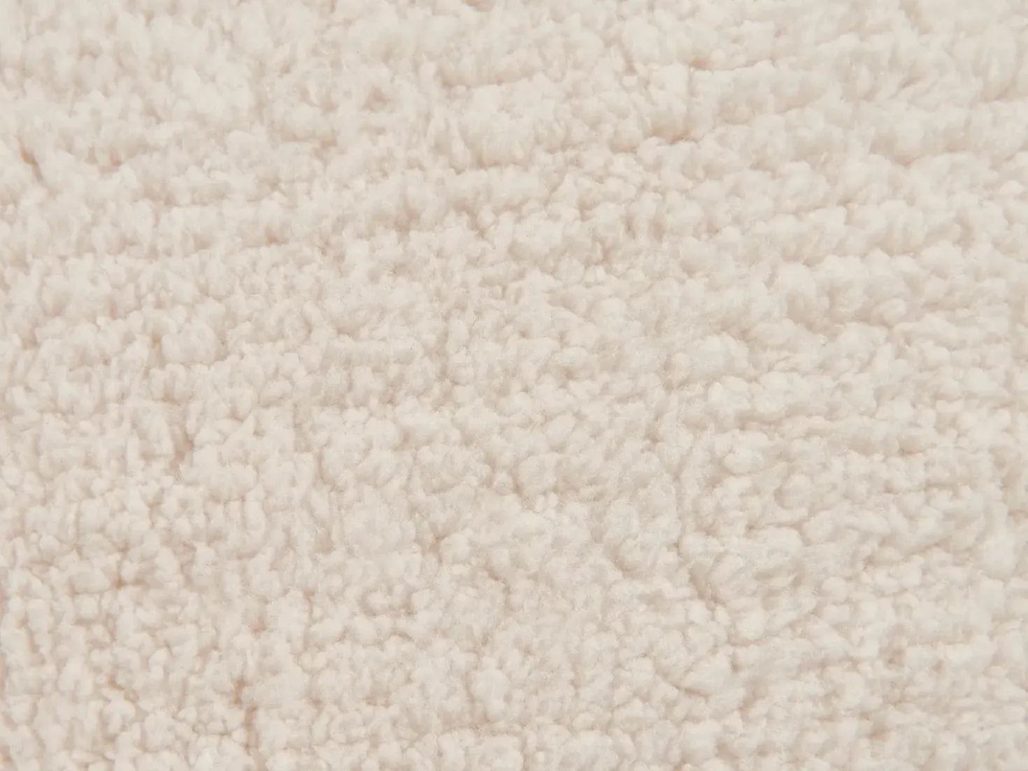 Pouf ALIPUR Bouclé Beige chiaro