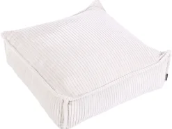 Pouf ALLOZAI Velluto Beige chiaro